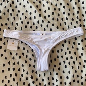 Ama Bikinis White Nami Bottoms
